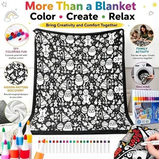 LumiSnooze Doodle Blanket